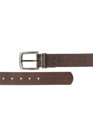 Men's belt brown colour non-reversible Velez
