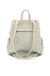 Women's white leather mesh lid backpack style Velez