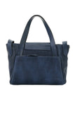 Women's navy blue or tan colour baguette style