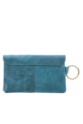 Women's wallet green blue colour medium size Velez