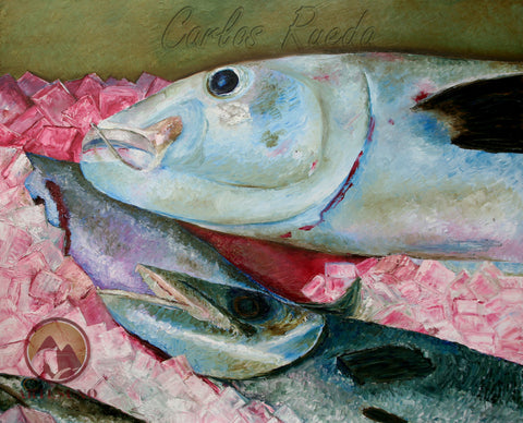 Fishing Theme Collection of Paints By Carlos Andres Rueda